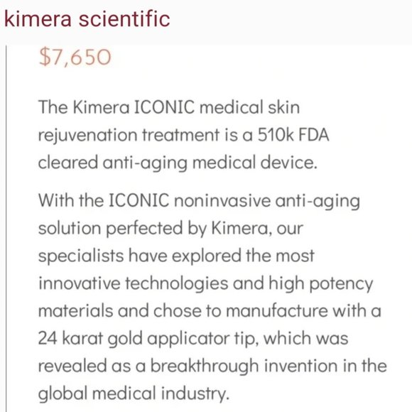 Kimera red-light Skin rejuvenation system - Picture 8 of 11